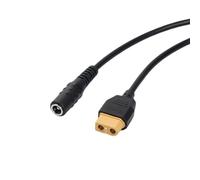 YiQinzcxg Câble d'alimentation femelle XT60 vers courant direct XT60 à DC5521/DC5525 de 27 cm pour modèles d'avions et de jouets