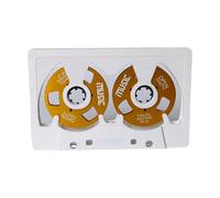 YiQinzcxg Cassette à cadre ouvert à collectionner 45 minutes Double face Clarités sonores de qualité supérieure Projets créatifs Rétro Open Reel Enregistrement