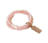 YiQinzcxg Chaînes en verre réglables Bracelets pour femmes Peau sensible Chaînes à main Accessoires de bijoux fantaisie faits à la main Ensemble de bracelets en verre revêtu de couleur changeante