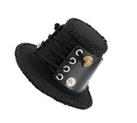 YiQinzcxg Chapeau haut vintage à engrenages industriels faits à la main Décorations fantastiques pour cosplay fêtes costumées et soirée Halloween Chapeaux