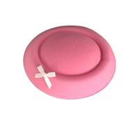 YiQinzcxg Chapeaux artistiques pour jeunes Académies Uniforme Mariage Doux et confortable Fête d'église Arcs Décoration Seau élégant