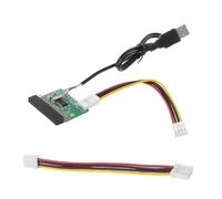 YiQinzcxg Connecteur de disquette de 3 5" 34 broches 34p vers USB - Carte de circuit imprimé avec câble d'alimentation USB jusqu'à 34 broches - Lecteurs Floppy