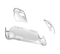 YiQinzcxg Coque de protection rigide en polycarbonate transparent antidérapant pour hôte Split amovible avec support pour SteamDeck