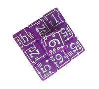 YiQinzcxg Cubes géométriques artistiques en acrylique avec texture antidérapante Pédagogique pour jeux de probl mes et activités de groupe Dessus de table luxueux