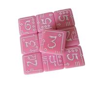 YiQinzcxg Cubes géométriques artistiques en acrylique avec texture antidérapante Pédagogique pour jeux de probl mes et activités de groupe Dessus de table luxueux