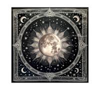 YiQinzcxg Divinations Nappe Moon Planet Astrologie Carte de Tarot Nappe Autel Tissu Divinité Jeu de société Accessoire