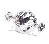 YiQinzcxg Élégant Banquet de Soirée en Forme de Bonbons Sac à Main Acrylique Sac à Bandoulière pour Mariage et Cocktail Sac à Bandoulière Réglable, Argent (Silver)