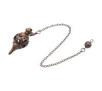 YiQinzcxg Élégant pendule en cuivre pour l'alignement des chakras et les pratiques de guérison spirituelle Instrument de guérison corporelle
