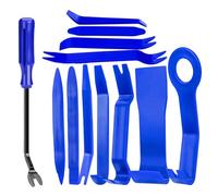 YiQinzcxg Ergonomique - N'endommage pas l'intérieur du véhicule - Kit d'outils d'installation - 12 pièces - Avec mallette de rangement de protection - Outils de retrait stéréo de voiture