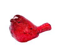 YiQinzcxg Figurine d'oiseau délicate en verre, animal en cristal, décoration de bureau, cadeau pour les amoureux de la nature, objet de collection, ornement d'oiseau en cristal