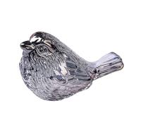 YiQinzcxg Figurine d'oiseau délicate en verre, animal en cristal, décoration de bureau, cadeau pour les amoureux de la nature, objet de collection, ornement d'oiseau en cristal