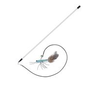 YiQinzcxg Jouet amusant pour chats d'animaux de compagnie - Poteau acrylique - Jouet intelligent inclus pour jouer interactif avec animaux de compagnie et chatons