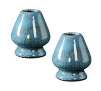 YiQinzcxg Kit de démarrage de cérémonie du thé en céramique facile à utiliser - Outil de préparation du matcha - Fouet délicat - Support pour salon de thé - Chases indispensables pour les débutants