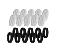 YiQinzcxg Lot de 10 filtres de rechange pour fontaine automatique en PET - Source d'eau pour chatons