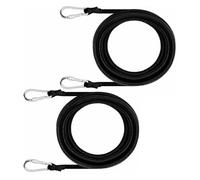 YiQinzcxg Lot de 2 cordons d'ancrage en mousse lourde, corde élastique résistante à la corrosion pour sécuriser les bateaux - Corde d'amarrage réglable