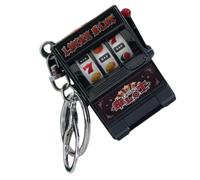 YiQinzcxg Machine à jouer à fruits compacte - Porte-clés