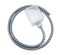 YiQinzcxg Mallette à hameçon étanche avec tube de protection Design compact pour la pêche en plein air Accessoires de pêche Organisateur en plastique transparent