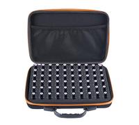 YiQinzcxg Mallette de transport d'huile essentielle pour 60 bouteilles 5-10 ml Roulements à rouleaux Sac de protection organisé pour la maison et le voyage Stockage de vernis à ongles, a, Mass Beauty