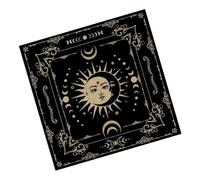 YiQinzcxg Mystiques Papillons Et Fleurs Tarot Tarots Lire Tissu Divination Couvertures de Table Pour Différents Types De Jeux De Cartes