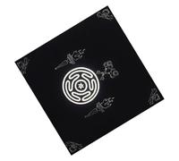 YiQinzcxg Nappe carrée Tarot autel Tapis de jeu en tissu Astrologique Holder Oracle Table Couvertures Tapis de Cartes Tapis de Table Divine Tissu