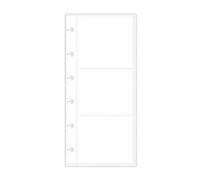 YiQinzcxg Organiseur de photos élégant et transparent de 7,6 cm, 2 compartiments et 10 pages intérieures, pour cartes photo Idol, présentoir de bureau, album photo, organiseur de photos