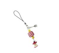 YiQinzcxg Pastèque Fromage Fruit Téléphone Portable Porte-clés Résine Pour La Décoration Des Coques De Téléphone Portable Sacs Élégant Pendentif Accessoires, a, taille unique