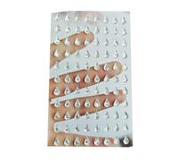 YiQinzcxg Perles acryliques Strass Élégant Visage Autocollant Bijoux Visage Décorations de Visage pour Mariages Anniversaire Photographie à thème