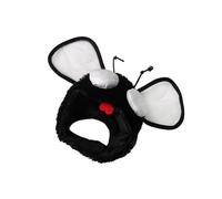 YiQinzcxg Playfulness Fly Styles Animaux de Compagnie Tissu Translucide Chat Chien Accessoires pour Maquillage Fête Photo Chien Mouches Amusantes Couvre-chef