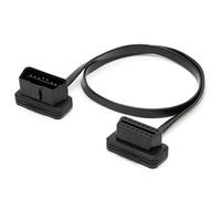 YiQinzcxg Rallonge de scanner de voiture mâle et femelle - Adaptateur de diagnostic OBDII OBD2 8