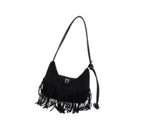 YiQinzcxg Sac à bandoulière tendance pour femme, grande capacité, glands aisselles, trajets sous les bras pour un usage quotidien, grande capacité, sac à bandoulière pour femme, Noir