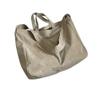 YiQinzcxg Sac à bandoulière unisexe simplifié Sac à main pour tous les jours Essentiels Pratique Nylon Sac à bandoulière pour la durabilité Sac à provisions, kaki