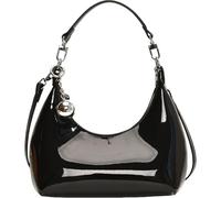 YiQinzcxg Sac de lune pour femmes en cuir PU aisselles mode sac à main tout assorti bandoulière simple femmes mode lune aisselle cuir PU épaule bandoulière, Noir
