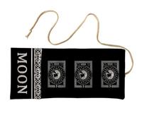 YiQinzcxg Sac de rangement pour cartes sur le thème mystique Durabilité Tissu en polylin Œuvre d'art colorée Imperméable Pliable Pour divination Cartes de Tarot Porte-cartes