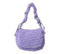 YiQinzcxg Sac décontracté en nylon matelassé pour femmes Sac à bandoulière spacieux Sac à main Mode Femmes Poches Bouffantes Sac tampon, lilas