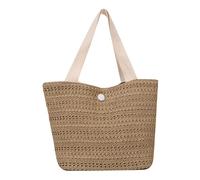 YiQinzcxg Sac en paille tendance Sac à main décontracté Sac à main Vacances Plage Sacs à main pour diverses occasions Panier à manger portable Extérieur