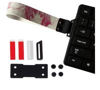YiQinzcxg Sangle de clavier portable avec design anti-design et fermeture rapide pour voyager en toute sécurité Accessoires de bureau Sangle de clavier portable en tissu