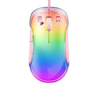 YiQinzcxg Souris de jeu ergonomique avec éclairage réglable et capteurs optiques avec haute précision pour tous les tours - Éclairage de synchronisation musicale