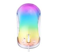 YiQinzcxg Souris de jeu ergonomique avec éclairage réglable et capteurs optiques avec haute précision pour tous les tours - Éclairage de synchronisation musicale