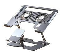 YiQinzcxg Support réglable pour ordinateur portable/téléphone portable Support ergonomique réglable pour travail collaboratif Rangement facile Ordinateur portable