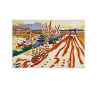 YiQuSoft Andre Derain La Jetée À L'Estaque, 1906 Poster Impression Photo Art Peinture Toile Décoration Maison Chambre Décorative Décor Moderne Sans Cadre 20 x 30 cm