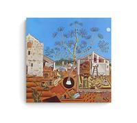 YiQuSoft Impression sur toile de style Joan Miro The Farm, 1921-1922 - Peinture murale moderne - Idée cadeau - Sans cadre - 50 x 50 cm