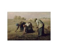 YiQuSoft Jean-François Millet The Gleaners Poster Impression sur toile sans cadre Décoration d'intérieur 20 x 30 cm