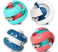 Yiran Lot de 4 jouets sensoriels rotatifs pour soulager l'anxiété et le stress du bout des doigts - Jouets éducatifs pour enfants et adultes