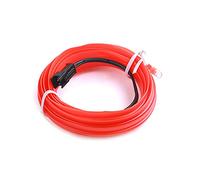 Yirepny Bande lumineuse LED pour intérieur de voiture - Fil lumineux néon USB - 1 m/2 m/3 m/5 m - Fil électroluminescent (EL) lumineux - Kit d'éclairage d'ambiance - Décoration intérieure de voiture