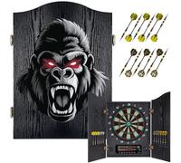 Yirinatek Jeu de Flechette Electronique, Coffret Décoratif pour Cible Flechette Electronique [12*Bronze Fléchettes] [Mode de Jeu Cricket], Jeux de Flechettes Adulte Électronique