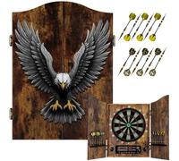 Yirinatek Jeu de Flechette Electronique, Coffret Décoratif pour Cible Flechette Electronique [12*Bronze Fléchettes] [Mode de Jeu Cricket], Jeux de Flechettes Adulte Électronique