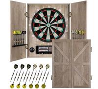 Yirinatek Jeu de Flechette Electronique, Coffret pour Cible Flechette | [12*Bronze Fléchettes][Mode de jeu Cricket], Jeux de Flechettes Adulte Électronique, pour Jeux Familiaux et Bar