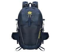 YIRONER 40-45L Large Capacity Outdoor Sports Backpack Short Trip Going Camping Hiking Bag Unisex(Blue,50 * 31 * 25CM)