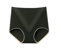 YIRONER Culotte Femme Briefs sans Traces en Coton Mince De 3 Pack pour Femmes, Version Haute Élastique, Couture, Respirante Et Agrandie-noir-2xl (70-80 Kg)