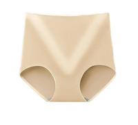 YIRONER Culotte Femme Briefs sans Traces en Coton Mince De 3 Pack pour Femmes, Version Haute Élastique, Couture, Respirante Et Agrandie-Couleur-l (50-60 Kg)